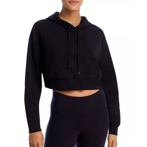 ALO - CROPPED DOUBLE TAKE HOODIE - WOMEN'S LARGE